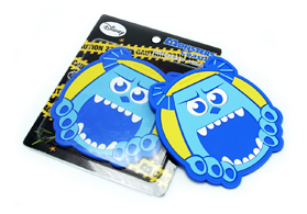 迪士尼毛怪(Sulley)造型pvc滴膠卡通杯墊訂做