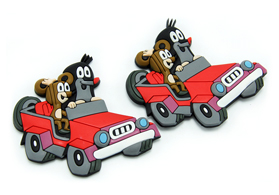 訂制軟膠pvc卡通動物磁性冰箱貼廠家