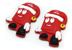 卡通人物造型pvc軟膠立體冰箱貼