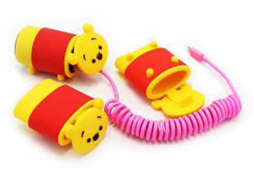 迪士尼維尼熊硅膠充電頭保護(hù)套