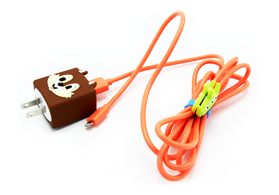 迪士尼蒂蒂造型硅膠手機(jī)充電保護(hù)套定制