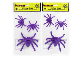 蜘蛛造型萬圣節(jié)pvc玻璃貼定制廠家