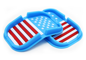 美國國旗造型大號車用手機防滑墊訂制