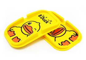 鴨子圖案卡通硅膠汽車手機防滑墊訂做