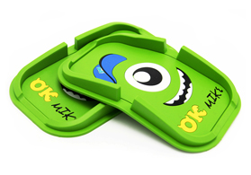 大眼仔造型置物手機車載防滑墊訂制