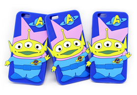 迪士尼三眼仔(Alien)卡通硅膠手機(jī)保護(hù)套