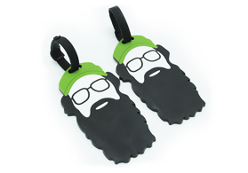 人物造型卡通旅行箱行李牌訂制