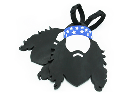 人物造型卡通軟膠行李牌訂制