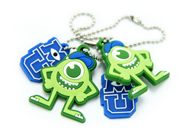 東莞訂做pvc軟膠鑰匙鏈廠家