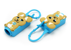 卡通造型隨身便攜式香水瓶硅膠套定制