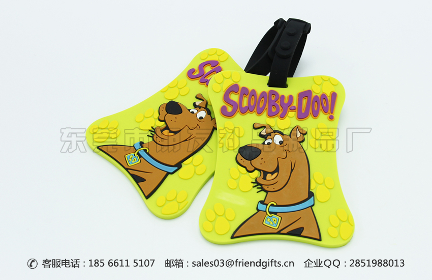 專業(yè)生產(chǎn)硅膠行李牌、卡通pvc行李牌定做廠家