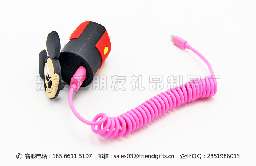 迪士尼授權生產(chǎn)米奇公仔ipad充電器硅膠套廠家