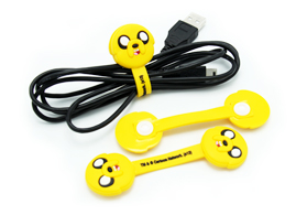 卡通紐扣式電腦桌面電線理線器