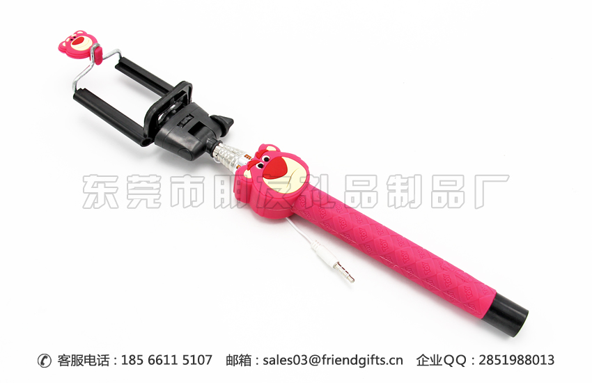 專業(yè)生產(chǎn)卡通手機(jī)自拍神器、硅膠手機(jī)自拍桿定制廠家