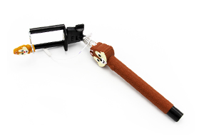 迪士尼奇奇(Chip)硅膠公仔自拍神器訂做