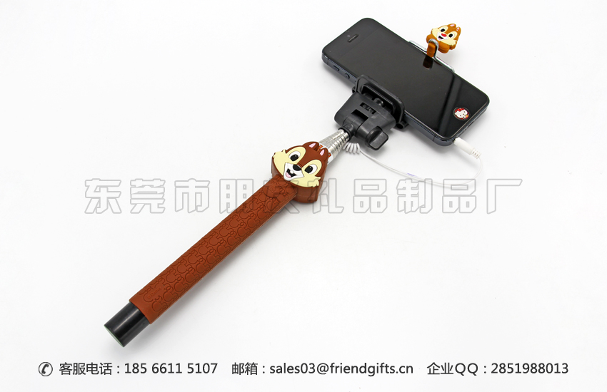 專業(yè)生產(chǎn)卡通自拍桿硅膠套、卡通自拍神器手柄套工廠
