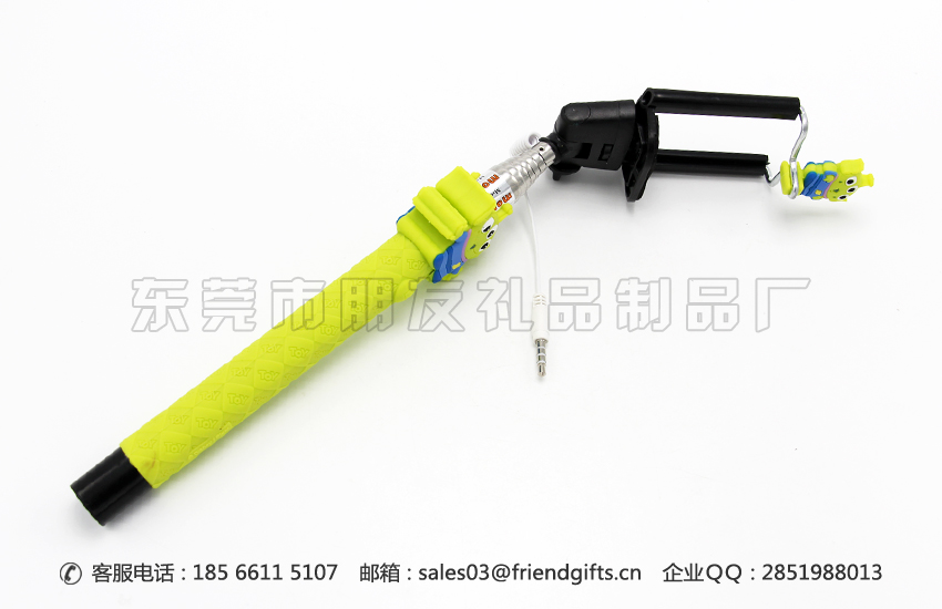 專業(yè)生產(chǎn)潮人線控卡通自拍神器、卡通藍(lán)牙自拍神器廠家