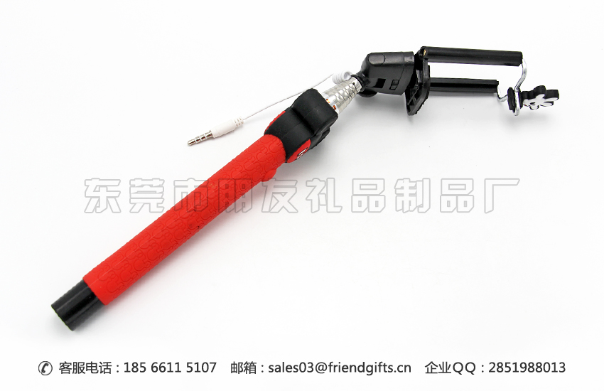 來圖來樣量身定制硅膠自拍神器、卡通硅膠手柄自拍桿工廠