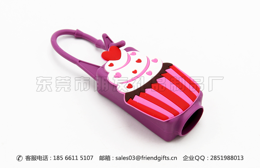 專業(yè)定做生產(chǎn)卡通免洗洗手液瓶硅膠套、卡通硅膠香水瓶套廠家