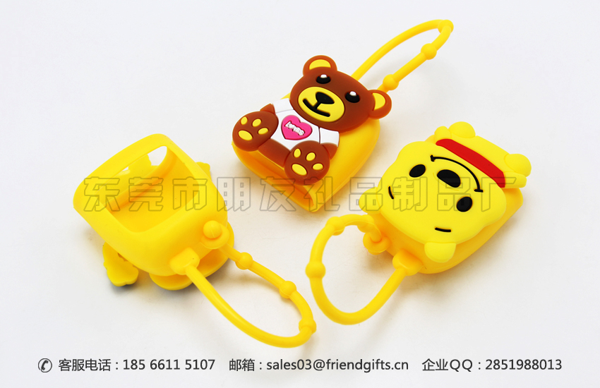東莞生產(chǎn)卡通動(dòng)物硅膠香水瓶套、卡通洗手液瓶套廠商