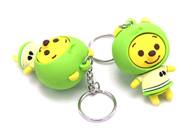 定制迪士尼3d立體pvc軟膠公仔掛件廠家