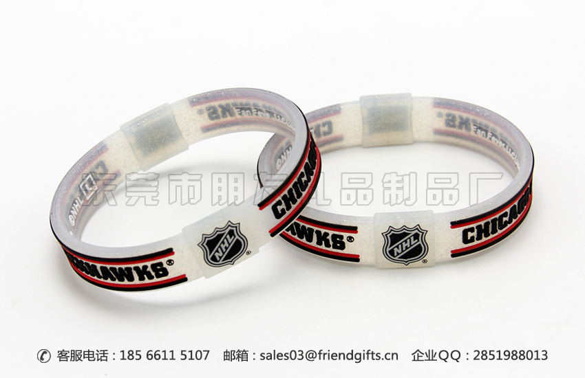 資深優(yōu)質(zhì)環(huán)保硅膠夜光運(yùn)動(dòng)手環(huán)訂做生產(chǎn)廠家