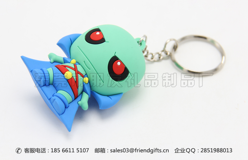 東莞專業(yè)生產(chǎn)pvc立體卡通鑰匙扣、卡通立體鑰匙扣訂做廠家