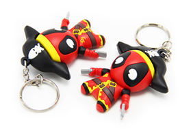 微量射出3d立體公仔鑰匙扣吊飾