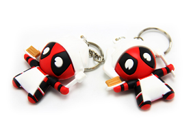 人物卡通全立體鑰匙扣掛件訂做