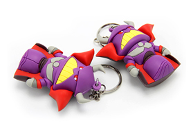 雙面滴膠合模立體公仔卡通pvc鑰匙扣